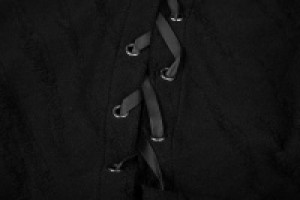  Punk Collar Broken Seam T-shirt Punk Rave WT-501BXF/BK -  
