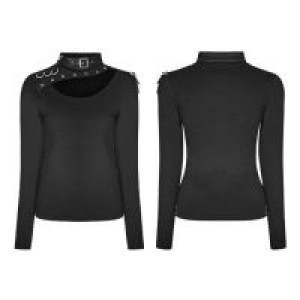  Punk Long Sleeve T-shirt Punk Rave WT-518TCF/BK -  
