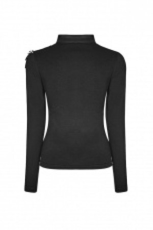  Punk Long Sleeve T-shirt Punk Rave WT-518TCF/BK -  