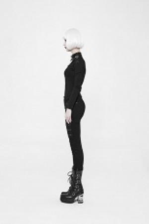 Punk Long Sleeve T-shirt Punk Rave WT-518TCF/BK -  