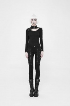  Punk Long Sleeve T-shirt Punk Rave WT-518TCF/BK -  