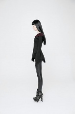  Gothic Gorgeous Long Sleeve T-shirt Punk Rave WT-520TCF/BK-RD -  