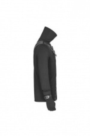  Punk Long Zipper Turtleneck T-shirt Punk Rave WT-527TCM/BK -  
