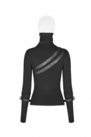 Punk Turtleneck Metal T-shirt Punk Rave WT-543TCF/BK -  