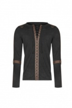  Steampunk Long Sleeve Shirt -  1