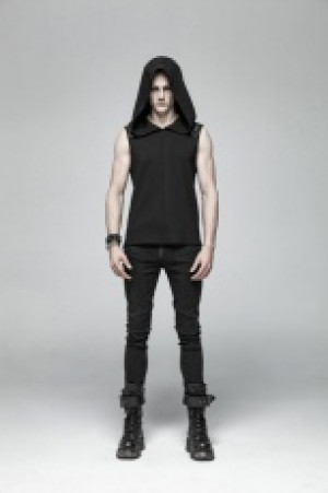  Punk Sleeveless T-shirt Punk Rave WT-564BXM/BK -  