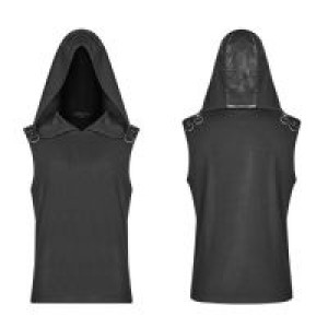  Punk Sleeveless T-shirt Punk Rave WT-564BXM/BK -  