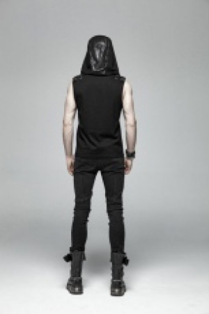  Punk Sleeveless T-shirt Punk Rave WT-564BXM/BK -  