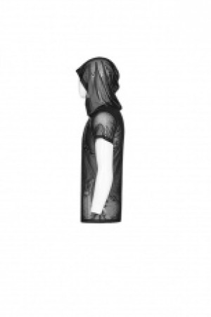  Punk Perspective Hooded T-shirt Punk Rave WT-566TDM/BK -  