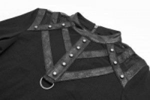  T Steampunk T-shirt Punk Rave WT-567TCF/BK -  
