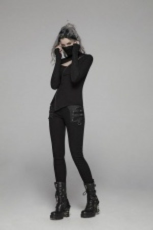  Punk Dark Turtleneck T-shirt Punk Rave WT-570TCF/BK -  