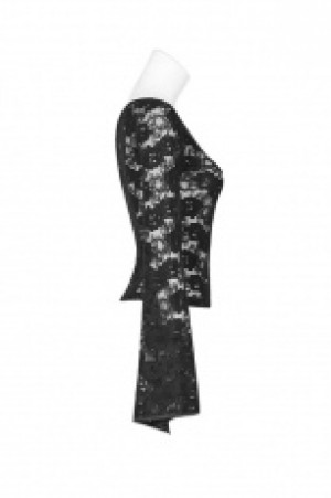  Sexy Perspective Gothic T-shirt Punk Rave WT-573TCF/BK -  