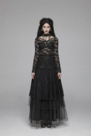  Sexy Perspective Gothic T-shirt Punk Rave WT-573TCF/BK -  
