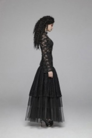  Sexy Perspective Gothic T-shirt Punk Rave WT-573TCF/BK -  