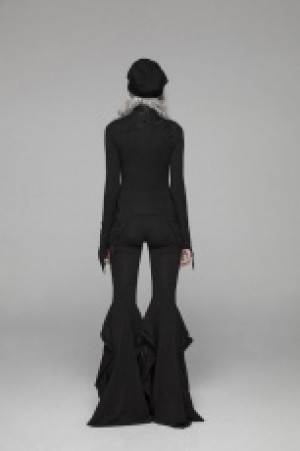  Dark Long-sleeved T-shirt Punk Rave WT-574TCF/BK -  