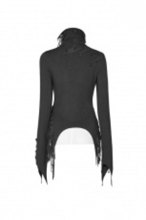  Dark Long-sleeved T-shirt Punk Rave WT-574TCF/BK -  