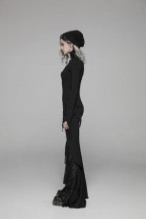  Dark Long-sleeved T-shirt Punk Rave WT-574TCF/BK -  