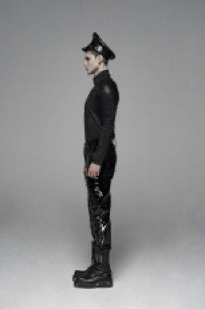  Military Style T-shirt Punk Rave WT-579TCM/BK -  