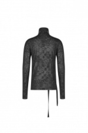  Dark Punk Turtleneck T-shirt Punk Rave WT-583TCM/BK -  