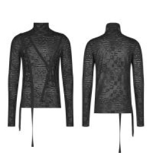  Dark Punk Turtleneck T-shirt Punk Rave WT-583TCM/BK -  