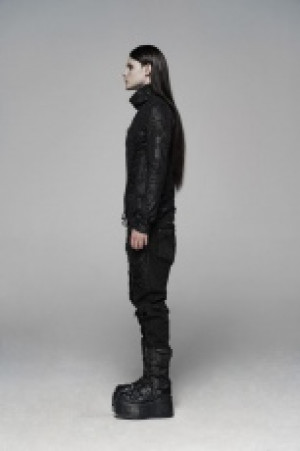  Dark Punk Turtleneck T-shirt Punk Rave WT-583TCM/BK -  