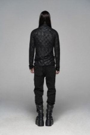  Dark Punk Turtleneck T-shirt Punk Rave WT-583TCM/BK -  