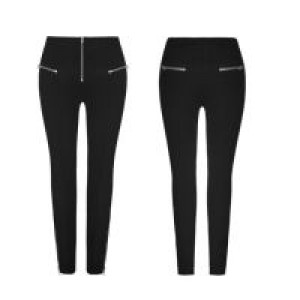  PUNK Metal Zipper Ankle-length Pants Punk Rave OPK-137XCF/BK -  