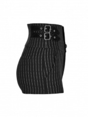  PUNK High Waist Slimming Short Pants -  2