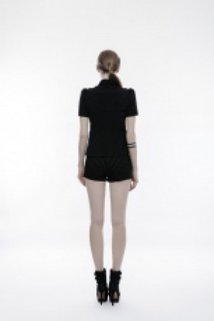  PUNK High Waist Slimming Short Pants -  4