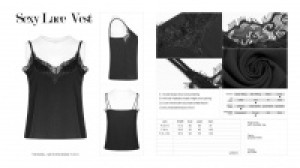  Sexy Lace Vest -  8