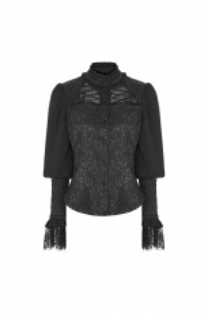  Gothic Jacquard Shirt -  1
