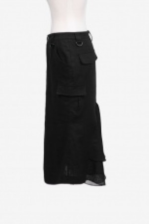  Classical Skirt With Mesh & Lace Splicing -  3