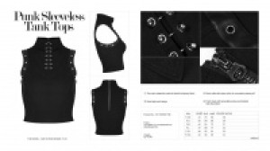  Punk Sleeveless Tank Tops -  8