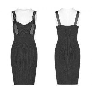  Wool Sling Dress Punk Rave OPQ-451LQF/BK -  