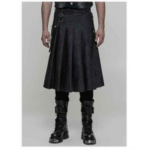  PUNK Half Skirt Punk Rave WQ-362BQM/BK -  