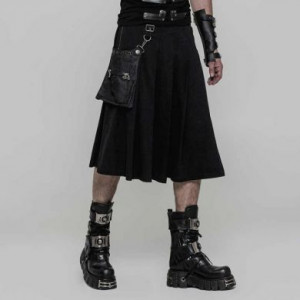  PUNK Half Skirt Punk Rave WQ-362BQM/BK -  