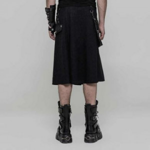  PUNK Half Skirt Punk Rave WQ-362BQM/BK -  