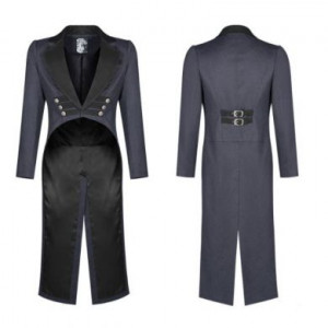  Gentleman Punk Mid-length Coat Punk Rave WY-993LCM/BL /   / -  