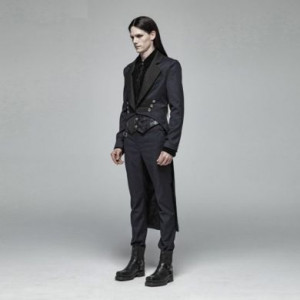  Gentleman Punk Mid-length Coat /   -  2