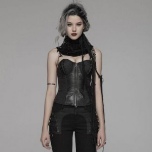  Gothic Scarf Punk Rave WS-308LHF/BK -  