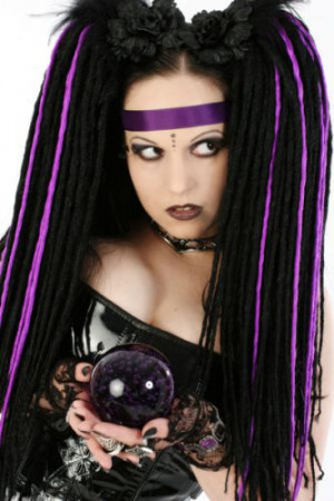  -    Vicious locks: Black / purple - 