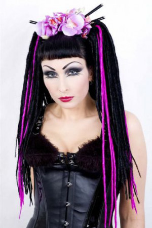  -    Vicious locks: Black/ Dark Pink - 