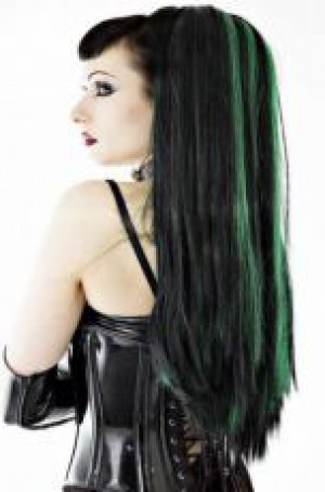     Electra Straight Pieces - Black / Green Headrazor Electra Straight Pieces - Black / Green -  