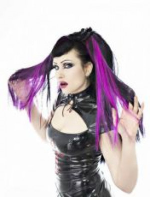 Прямые локоны на застежке Electra Straight Pieces - Black / Purple Headrazor Electra Straight Pieces - Black / Purple - маленькая картинка