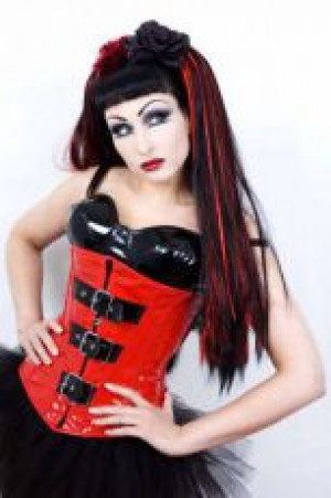     Electra Straight Pieces - Black / Red Headrazor Electra Straight Pieces - Black / Red -  