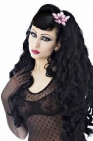     Wavy Hair Pieces - Black wavy Headrazor Wavy Hair Pieces - Black wavy -  