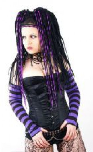      Twisted Dread Pieces - Black/Purple Twist Headrazor Twisted Dread Pieces - Black/Purple Twist -  