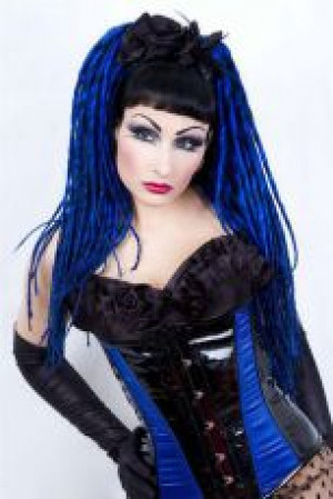  -    Hair Pieces MULTI MIX - Blue Headrazor Hair Pieces MULTI MIX - Blue -  