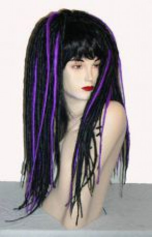    Dread Wigs - Black/Purple Headrazor Dread Wigs - Black/Purple -  