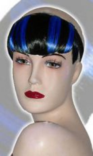  Fringes - Black/Blue Headrazor Fringes - Black/Blue -  
